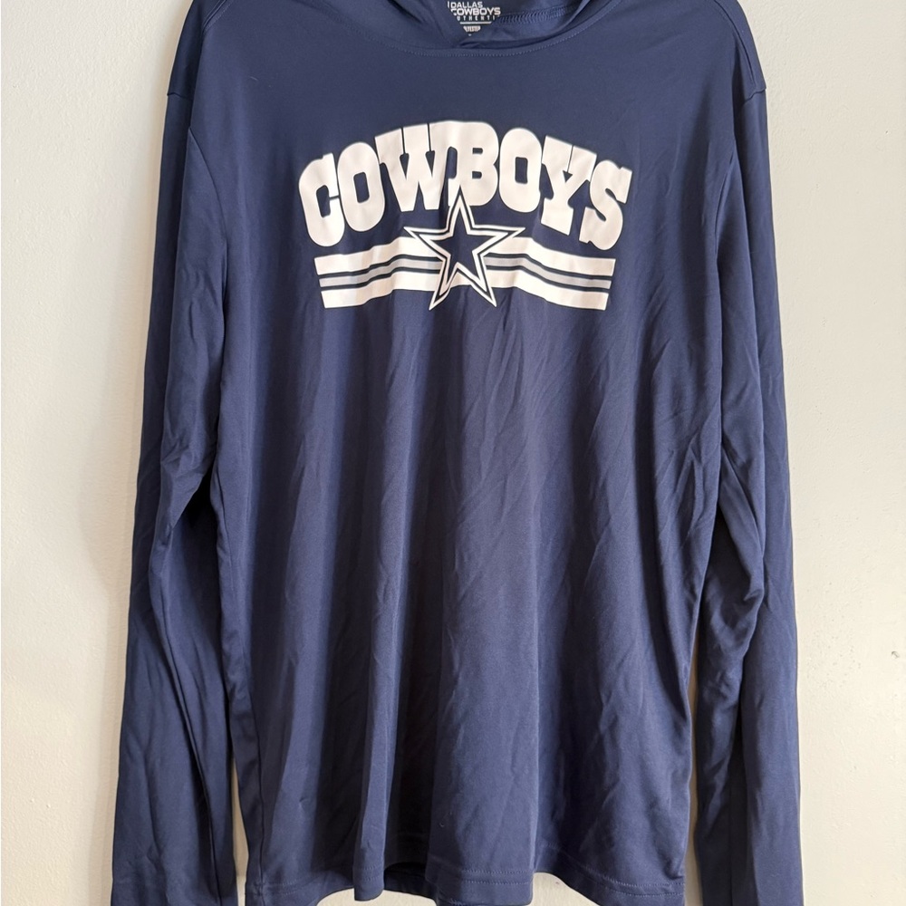 NFL Cowboys Men’s Long Sleeve Tee - Navy